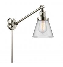 Innovations Lighting 237-PN-G62 - Cone - 1 Light - 8 inch - Polished Nickel - Swing Arm