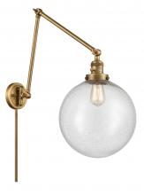  238-BB-G204-12 - Beacon - 1 Light - 12 inch - Brushed Brass - Swing Arm