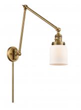 Innovations Lighting 238-BB-G51 - Bell - 1 Light - 8 inch - Brushed Brass - Swing Arm