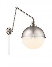 Innovations Lighting 238-SN-HFS-121-SN - Hampden - 1 Light - 13 inch - Brushed Satin Nickel - Swing Arm