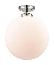Innovations Lighting 284-1C-BPN-G201-12 - Beacon - 1 Light - 12 inch - Black Polished Nickel - Semi-Flush Mount