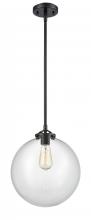 Innovations Lighting 284-1S-OB-G202-12 - Beacon - 1 Light - 12 inch - Oil Rubbed Bronze - Stem hung - Mini Pendant