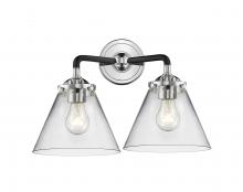 Innovations Lighting 284-2W-BPN-G42 - Cone - 2 Light - 16 inch - Black Polished Nickel - Bath Vanity Light