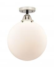 Innovations Lighting 288-1C-BPN-G201-12 - Beacon - 1 Light - 12 inch - Black Polished Nickel - Semi-Flush Mount