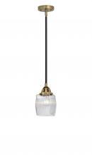 Innovations Lighting 288-1S-BAB-G302 - Colton - 1 Light - 6 inch - Black Antique Brass - Cord hung - Mini Pendant