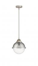 Innovations Lighting 288-1S-SN-HFS-84-SN - Hampden - 1 Light - 9 inch - Brushed Satin Nickel - Cord hung - Mini Pendant