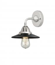 Innovations Lighting 288-1W-PC-M6-BK - Railroad - 1 Light - 8 inch - Polished Chrome - Sconce