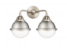 Innovations Lighting 288-2W-SN-HFS-62-SN - Hampden - 2 Light - 15 inch - Brushed Satin Nickel - Bath Vanity Light