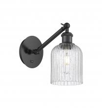 Innovations Lighting 317-1W-BK-G559-5SDY - Bridal Veil - 1 Light - 5 inch - Matte Black - Sconce