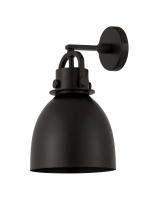 Innovations Lighting 410-1W-BK-M412-8BK - Newton Bell - 1 Light - 8 inch - Matte Black - Sconce