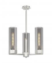 Innovations Lighting 427-3CR-SN-G427-14SM - Claverack - 3 Light - 22 inch - Satin Nickel - Pendant