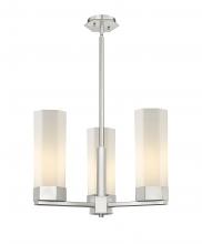 Innovations Lighting 427-3CR-SN-G427-14WH - Claverack - 3 Light - 22 inch - Satin Nickel - Pendant