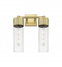 Innovations Lighting 428-2W-BB-G428-12SDY - Bolivar - 2 Light - 14 inch - Brushed Brass - Bath Vanity Light