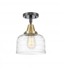 Innovations Lighting 447-1C-BAB-G713 - Bell - 1 Light - 8 inch - Black Antique Brass - Flush Mount