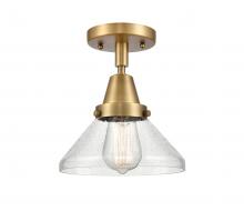 Innovations Lighting 447-1C-BB-G4474 - Caden - 1 Light - 8 inch - Brushed Brass - Flush Mount