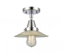 Innovations Lighting 447-1C-PC-G2 - Halophane - 1 Light - 9 inch - Polished Chrome - Flush Mount