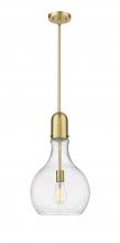 Innovations Lighting 492-1S-SG-G584-12 - Amherst - 1 Light - 12 inch - Satin Gold - Stem hung - Mini Pendant