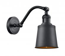 Innovations Lighting 515-1W-BK-M9-BK - Addison - 1 Light - 5 inch - Matte Black - Sconce