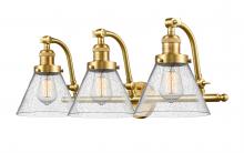 Innovations Lighting 515-3W-SG-G44 - Cone - 3 Light - 28 inch - Satin Gold - Bath Vanity Light