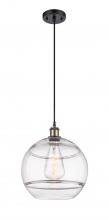 Innovations Lighting 516-1P-BAB-G556-12CL - Rochester - 1 Light - 12 inch - Black Antique Brass - Cord hung - Mini Pendant