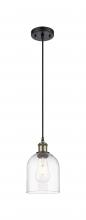 Innovations Lighting 516-1P-BAB-G558-6CL - Bella - 1 Light - 6 inch - Black Antique Brass - Cord hung - Mini Pendant