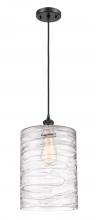 Innovations Lighting 516-1P-BK-G1113-L - Cobbleskill - 1 Light - 9 inch - Matte Black - Cord hung - Mini Pendant