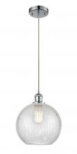 Innovations Lighting 516-1P-PC-G125-10 - Athens - 1 Light - 10 inch - Polished Chrome - Cord hung - Mini Pendant