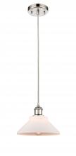 Innovations Lighting 516-1P-PN-G131 - Orwell - 1 Light - 8 inch - Polished Nickel - Cord hung - Mini Pendant