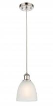 Innovations Lighting 516-1P-PN-G381 - Castile - 1 Light - 6 inch - Polished Nickel - Cord hung - Mini Pendant