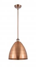 Innovations Lighting 516-1S-AC-MBD-12-AC - Bristol - 1 Light - 12 inch - Antique Copper - Pendant