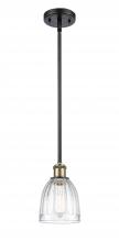 Innovations Lighting 516-1S-BAB-G442 - Brookfield - 1 Light - 6 inch - Black Antique Brass - Mini Pendant