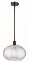 Innovations Lighting 516-1S-OB-G555-12CL - Ithaca - 1 Light - 12 inch - Oil Rubbed Bronze - Mini Pendant