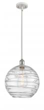 Innovations Lighting 516-1S-WPC-G1213-12 - Athens Deco Swirl - 1 Light - 12 inch - White Polished Chrome - Mini Pendant