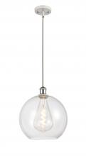 Innovations Lighting 516-1S-WPC-G122-12 - Athens - 1 Light - 12 inch - White Polished Chrome - Mini Pendant