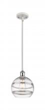 Innovations Lighting 516-1S-WPC-G556-8CL - Rochester - 1 Light - 8 inch - White Polished Chrome - Mini Pendant