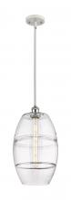 Innovations Lighting 516-1S-WPC-G557-10CL - Vaz - 1 Light - 10 inch - White Polished Chrome - Mini Pendant