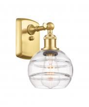 Innovations Lighting 516-1W-SG-G556-6CL - Rochester - 1 Light - 6 inch - Satin Gold - Sconce