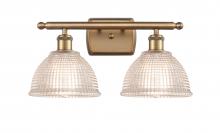 Innovations Lighting 516-2W-BB-G422 - Arietta - 2 Light - 18 inch - Brushed Brass - Bath Vanity Light