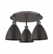 Innovations Lighting 516-3C-OB-MBD-75-OB - Bristol - 3 Light - 19 inch - Oil Rubbed Bronze - Flush Mount