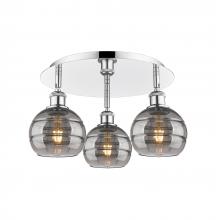 Innovations Lighting 516-3C-PC-G556-6SM - Rochester - 3 Light - 18 inch - Polished Chrome - Flush Mount