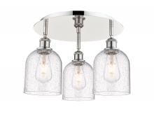 Innovations Lighting 516-3C-PN-G558-6SDY - Bella - 3 Light - 17 inch - Polished Nickel - Flush Mount