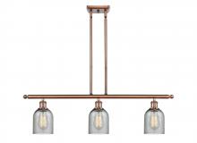 Innovations Lighting 516-3I-AC-G257 - Caledonia - 3 Light - 36 inch - Antique Copper - Cord hung - Island Light