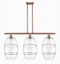 Innovations Lighting 516-3I-AC-G557-10CL - Vaz - 3 Light - 37 inch - Antique Copper - Stem hung - Island Light