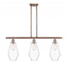 Innovations Lighting 516-3I-AC-G652-7 - Cindyrella - 3 Light - 36 inch - Antique Copper - Cord hung - Island Light