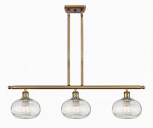 Innovations Lighting 516-3I-BB-G555-8CL - Ithaca - 3 Light - 36 inch - Brushed Brass - Cord hung - Island Light