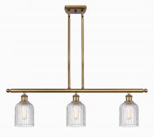 Innovations Lighting 516-3I-BB-G559-5CL - Bridal Veil - 3 Light - 36 inch - Brushed Brass - Cord hung - Island Light