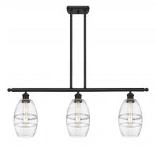 Innovations Lighting 516-3I-BK-G557-6CL - Vaz - 3 Light - 36 inch - Matte Black - Cord hung - Island Light