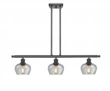 Innovations Lighting 516-3I-BK-G92 - Fenton - 3 Light - 36 inch - Matte Black - Cord hung - Island Light