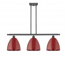 Innovations Lighting 516-3I-OB-MBD-9-RD - Plymouth - 3 Light - 36 inch - Oil Rubbed Bronze - Stem hung - Island Light