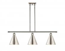 Innovations Lighting 516-3I-PN-MBC-8-PN - Berkshire - 3 Light - 36 inch - Polished Nickel - Stem hung - Island Light